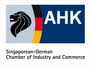 Logo: AHK — Singaporean-German Chamber of Industry and Commerce